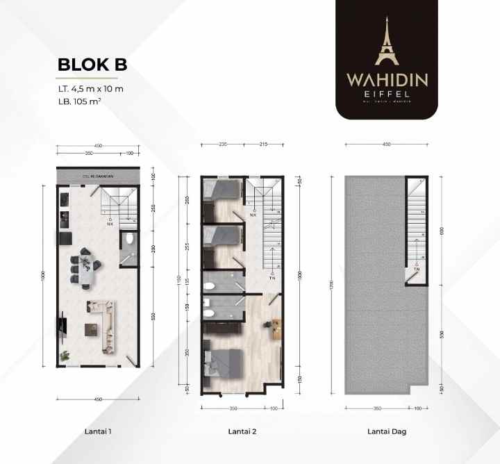 dijual villa jalan badik wahidin asia