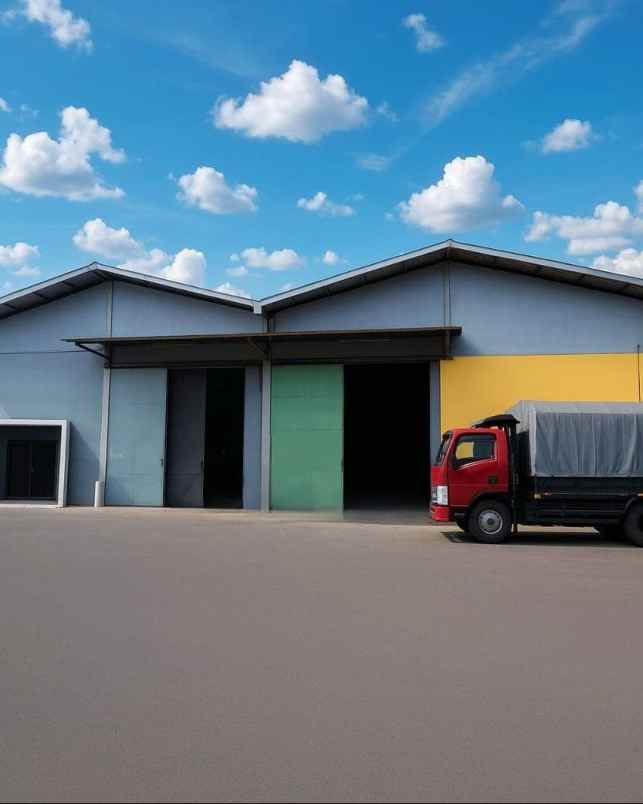 gudang meiko abadi strategis siap pakai