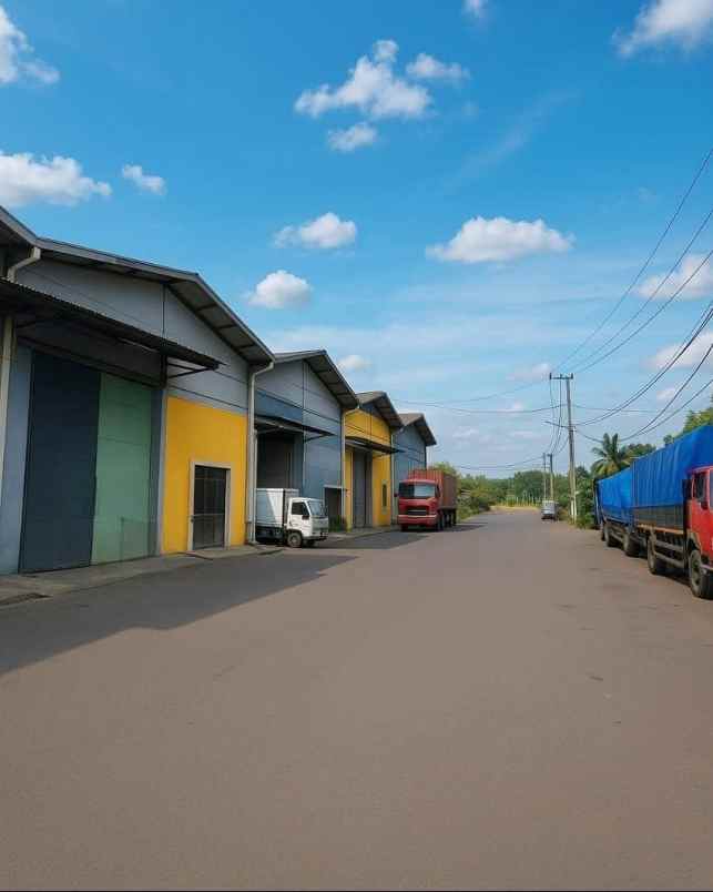 gudang meiko abadi strategis siap pakai