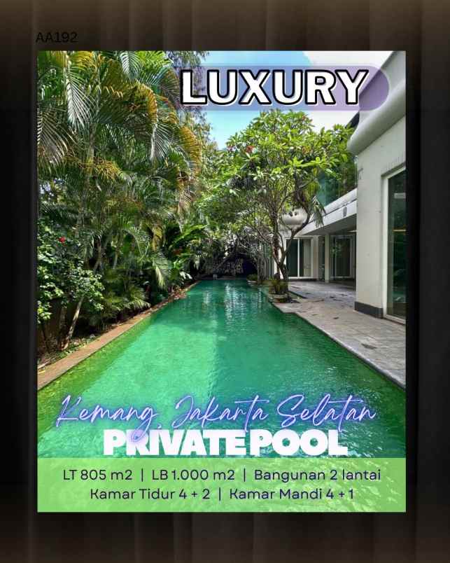 jual rumah mewah di kemang jakarta selatan