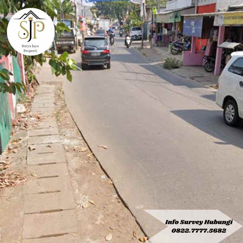 lahan strategis pinggir jalan raya cikunir bekasi