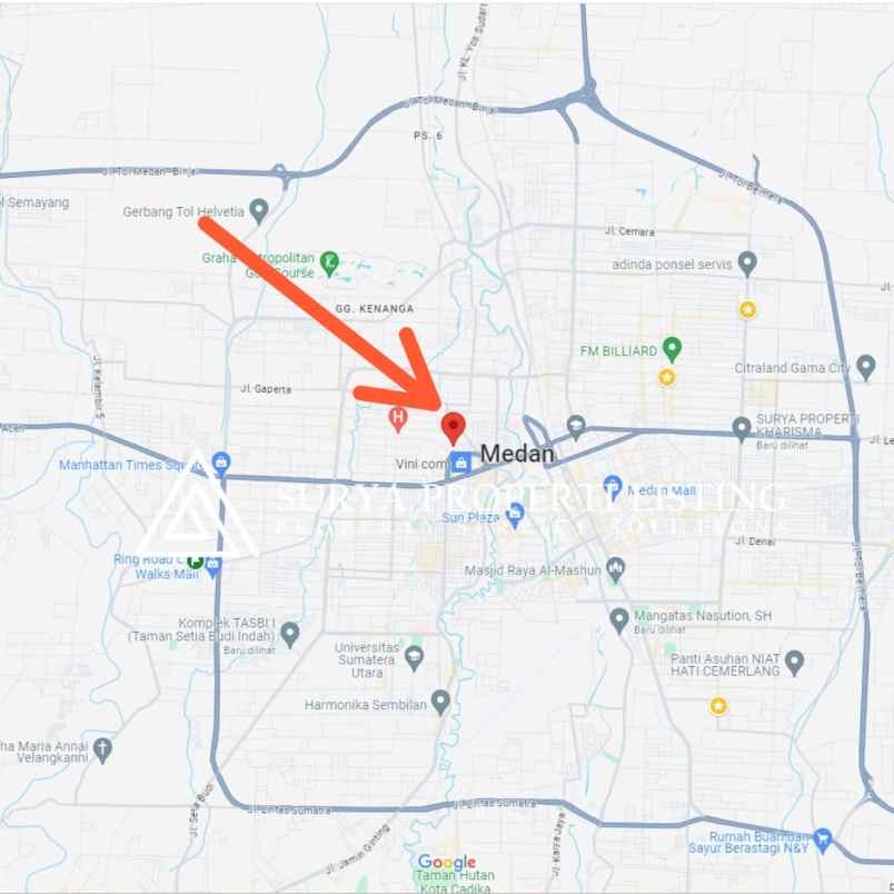 ruko jalan punak medan petisah