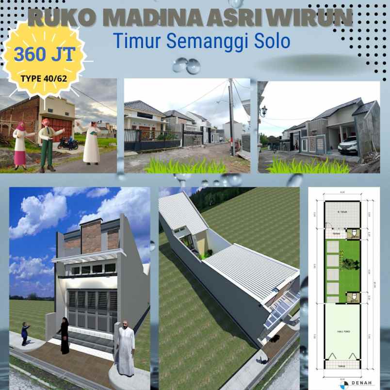 ruko strategis depan lapangan laban mojolaban