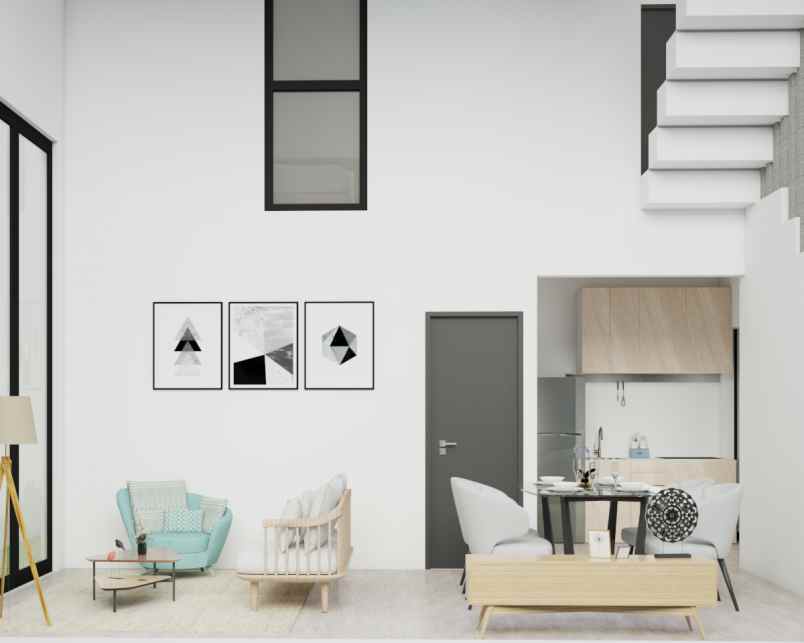 rumah 2 lantai dekat bintaro bsd