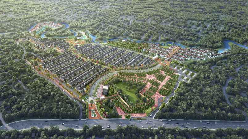 rumah 3 kt 2 km premier promenade tipe violet