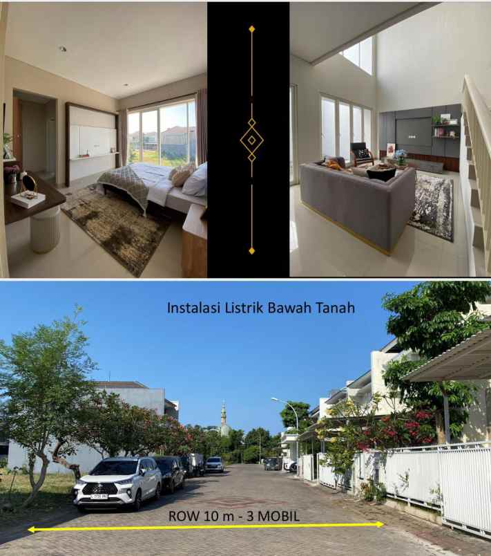 rumah baru gress di manyar grden regency bagusss