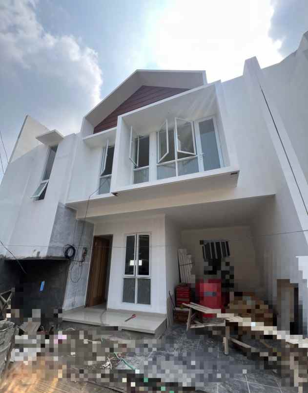 rumah baru minimalis siap huni akses tol jatiwaringin