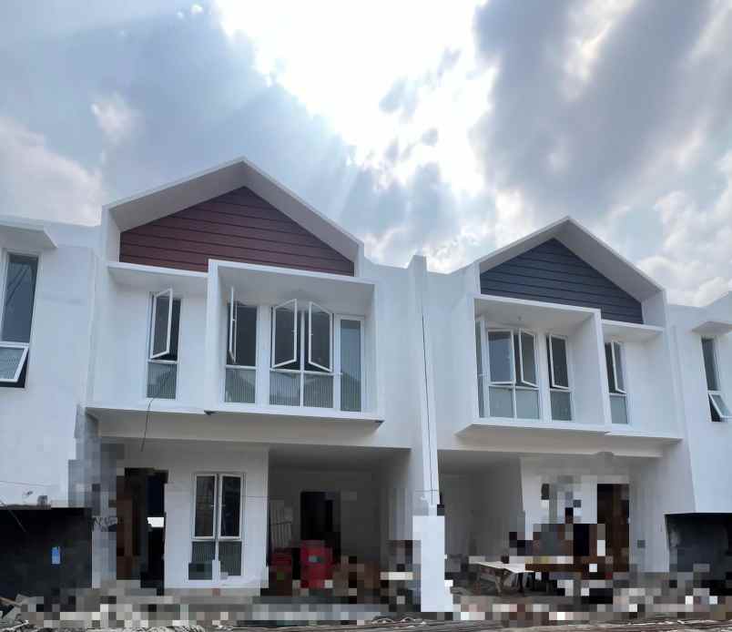 rumah baru minimalis siap huni akses tol jatiwaringin