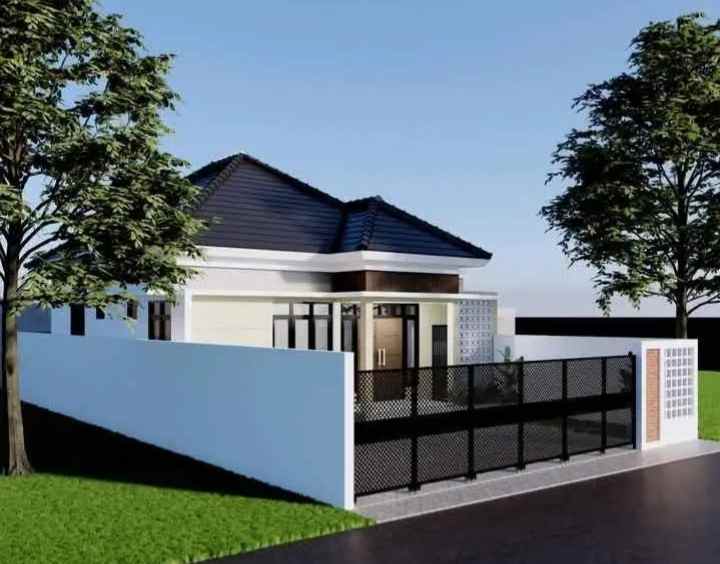 rumah baru proses finishing dekat polsek godean sleman