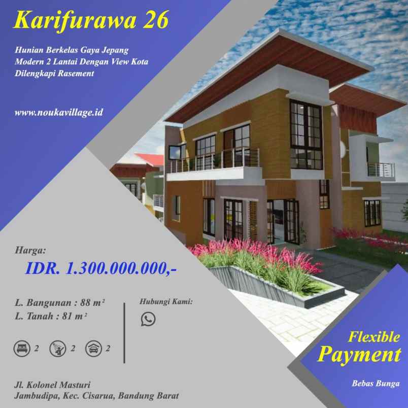 rumah cisarua lembang