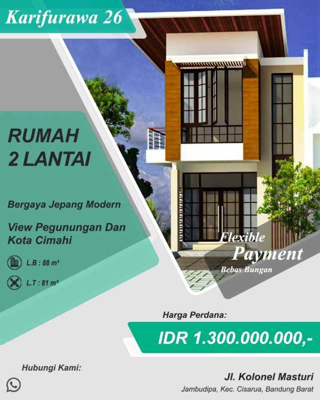 rumah cisarua lembang