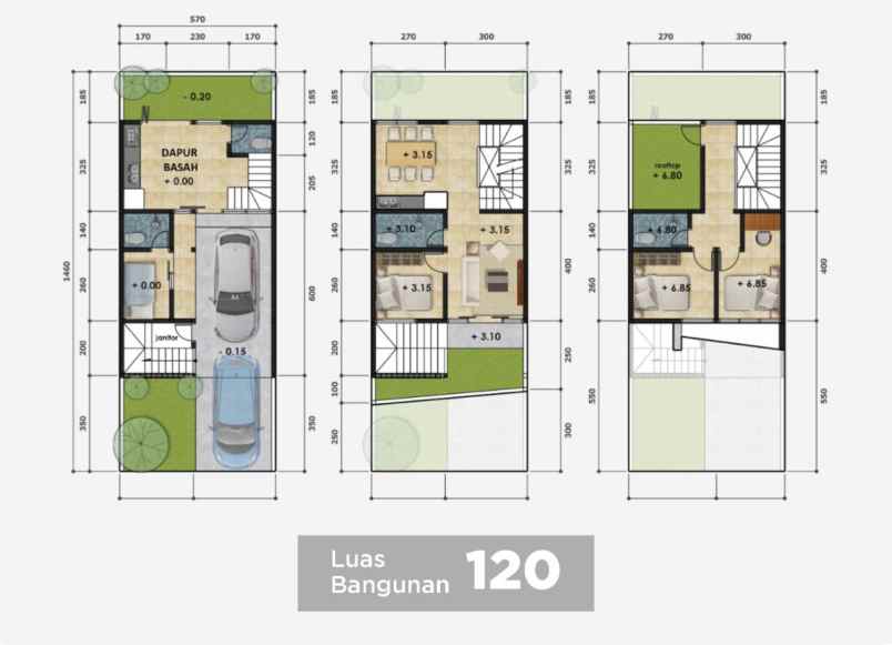 rumah dekat kantor lurah cibubur
