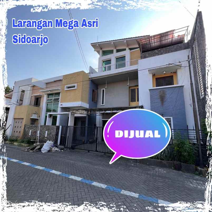 rumah di larangan mega asri d