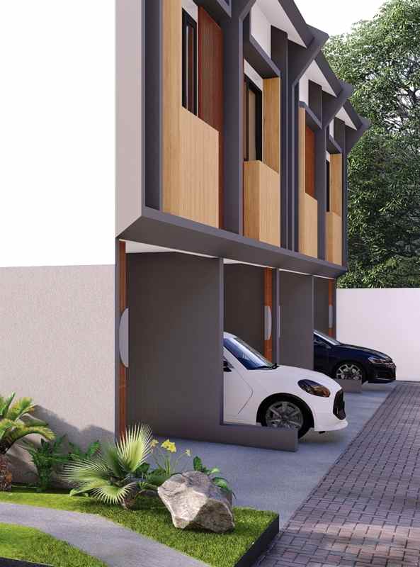 rumah dua lantai dekat jalan raya juanda kota depok