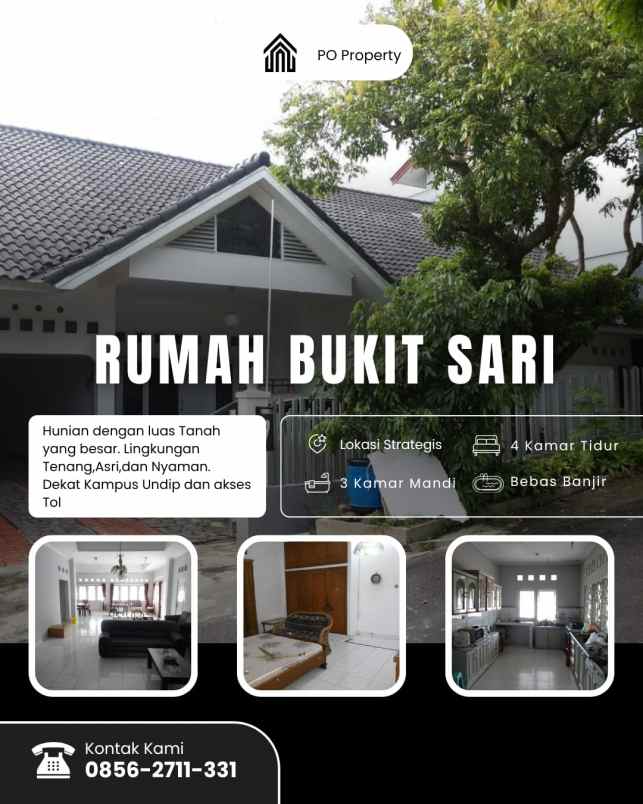 rumah full funished bukit sari harga dibawah njop
