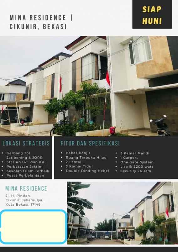 rumah jaka mulya kec bekasi selatan