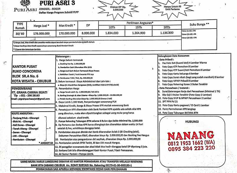 rumah jln raya alternatif