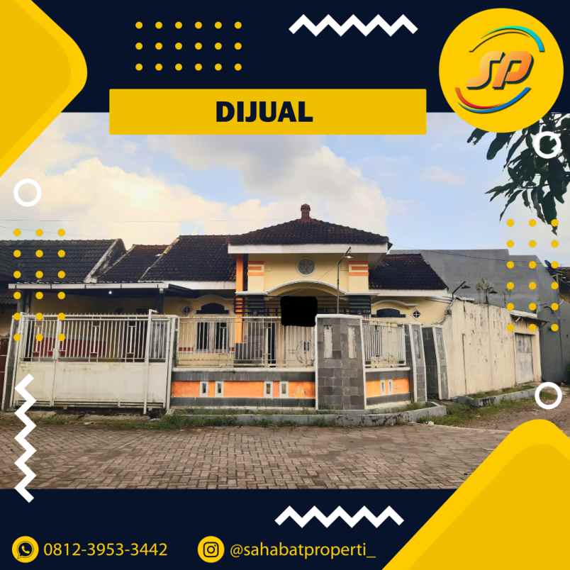 rumah pojok di jl basuki rahmad