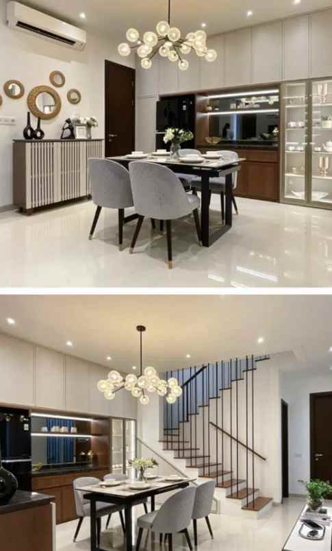 rumah semi furnished di perumahan elite graha natura s