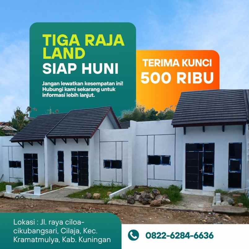 rumah siap tempat tinggal promo 500 ribu bersih