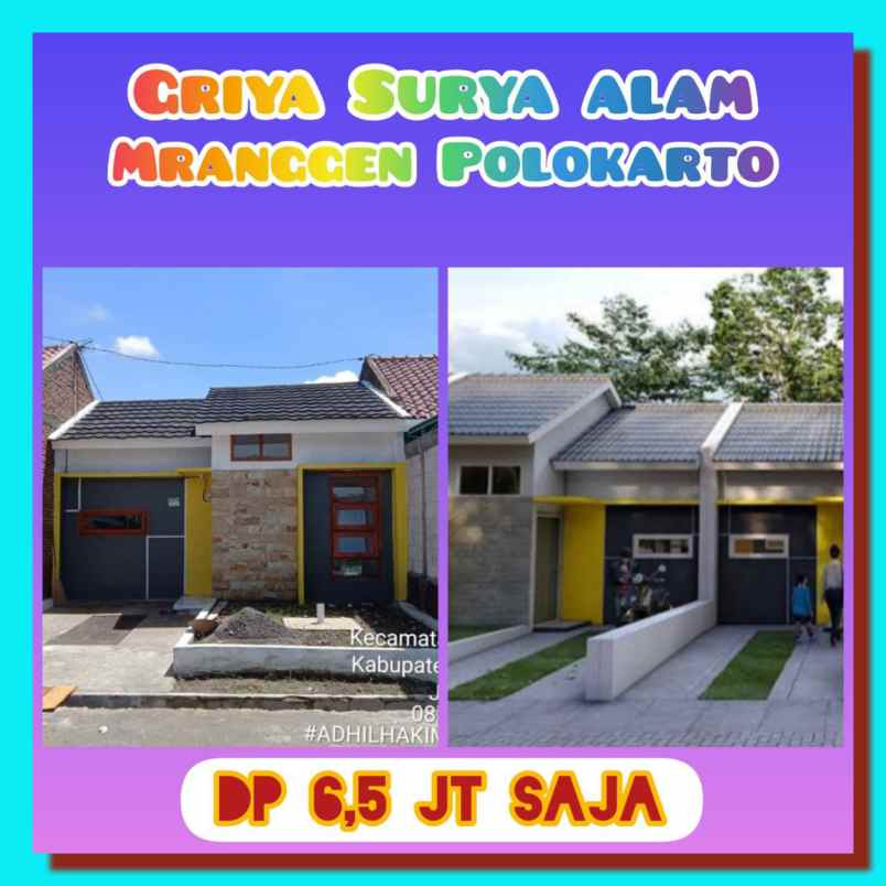 rumah subsidi griya surya alam mranggen polokarto