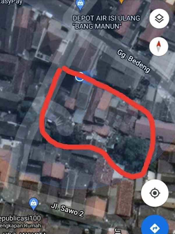 tanah jl dr saharjo manggarai