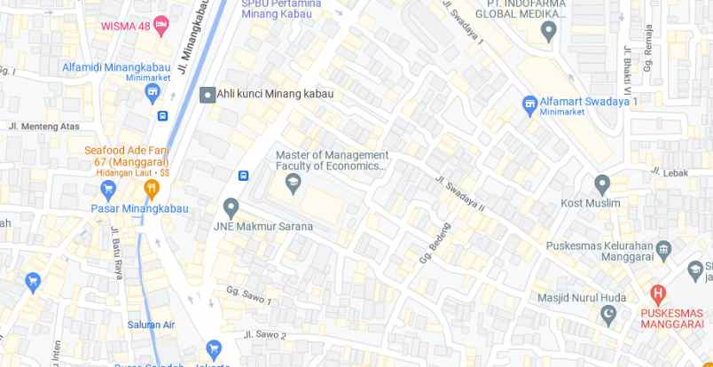 tanah jl dr saharjo manggarai