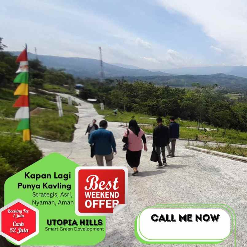 tanah kavling utopia hills puncak 2 bogor