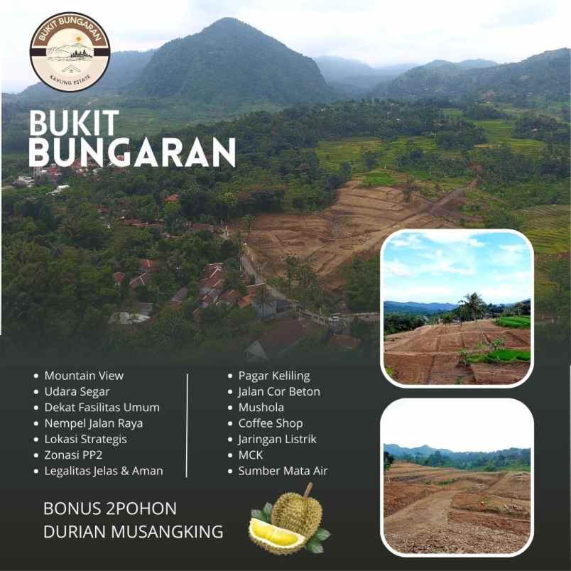 tanah kavling villa puncak dua bogor