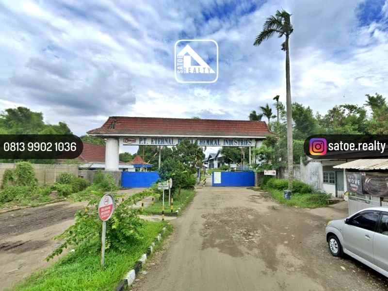 tanah luas di jl raya serang dukuh cikupa tangerang