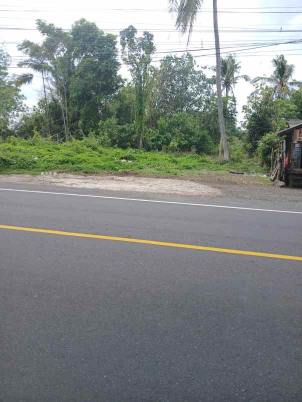 tanah murah pinggir jalan raya