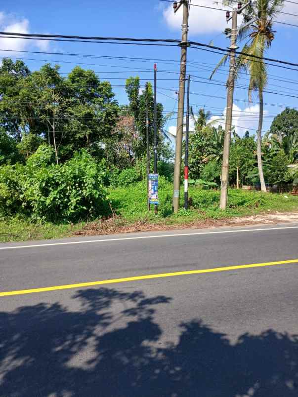 tanah murah pinggir jalan raya