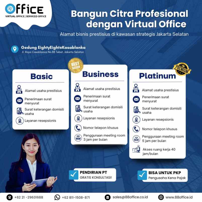 virtual office sesuai zona rdtr bisa pendirian pt