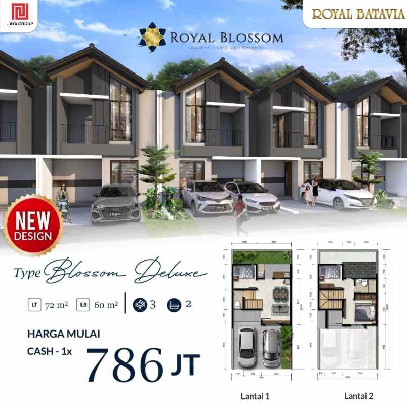 cluster baru royal blossom