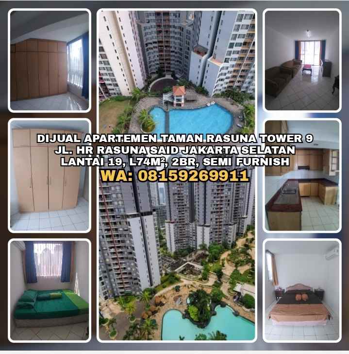 dijual apartemen jl hr rasuna said kuningan