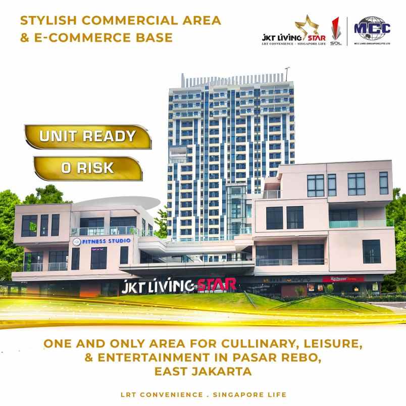 dijual apartemen siap huni strategis