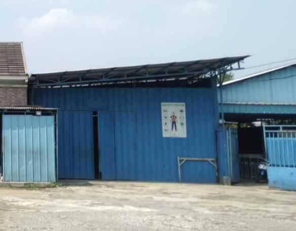 dijual gudang aktip 2400 m2 mustiikasari kota bekasi