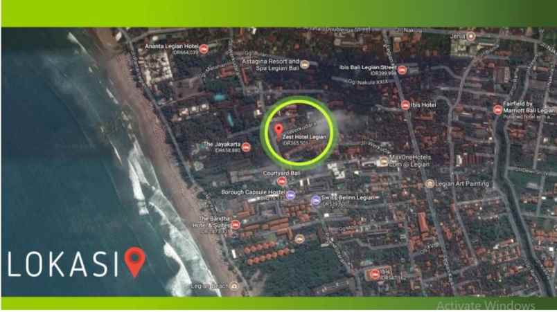 dijual hotel jl werkudara