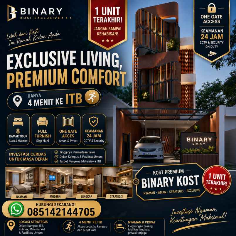 dijual kost jatinangor
