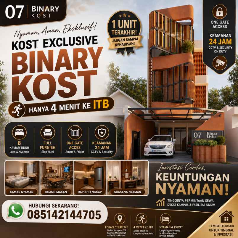 dijual kost jatinangor