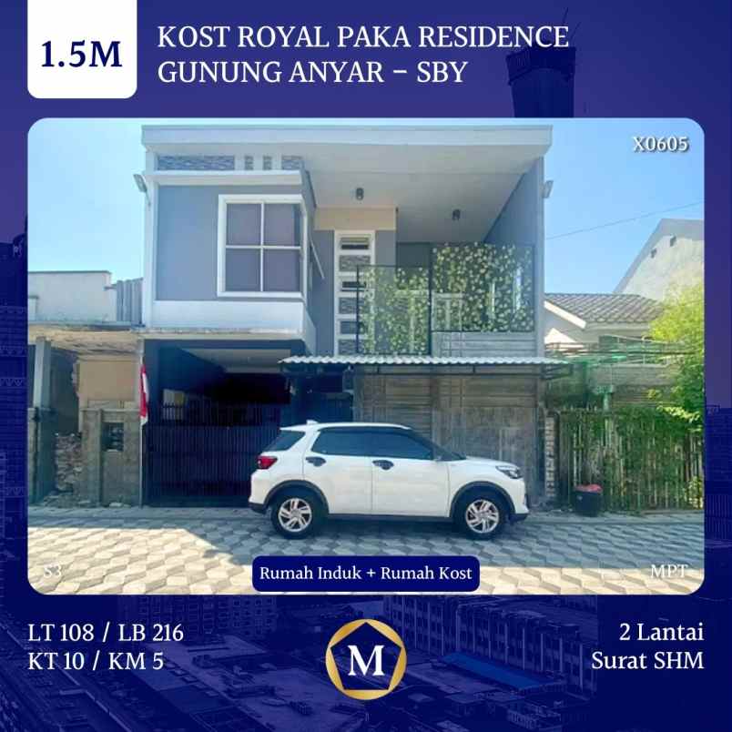 dijual kost royal paka residence
