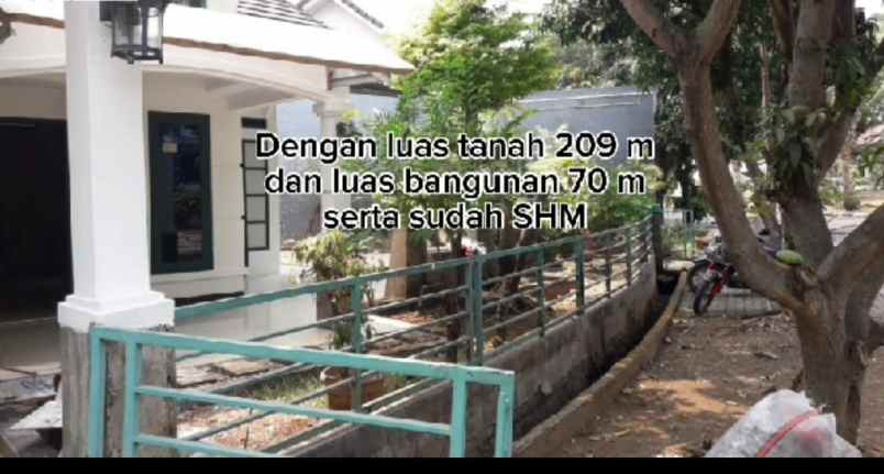 dijual murah rumah luas 209 m kota bekasi