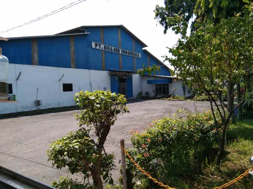 dijual pabrik di jl raya wanaherang gunung putri bogor