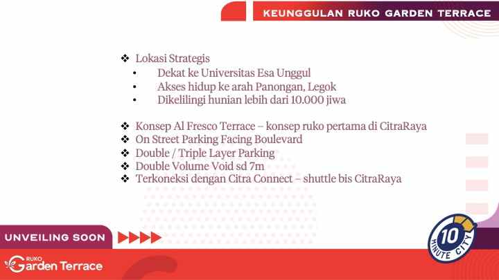 dijual ruko gudang kantor citra raya tangerang