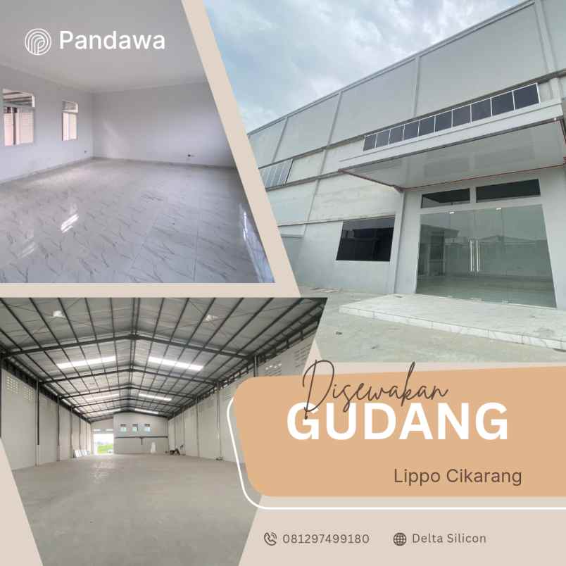 dijual ruko gudang kantor delta silicon lippo cikarang