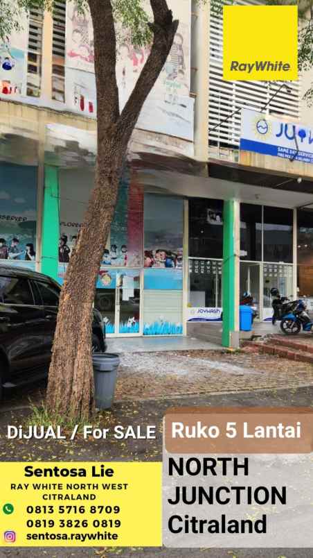 dijual ruko gudang kantor jalan north junction citraland