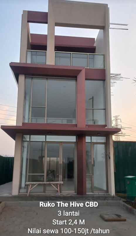 dijual ruko gudang kantor jl orange boulevard county