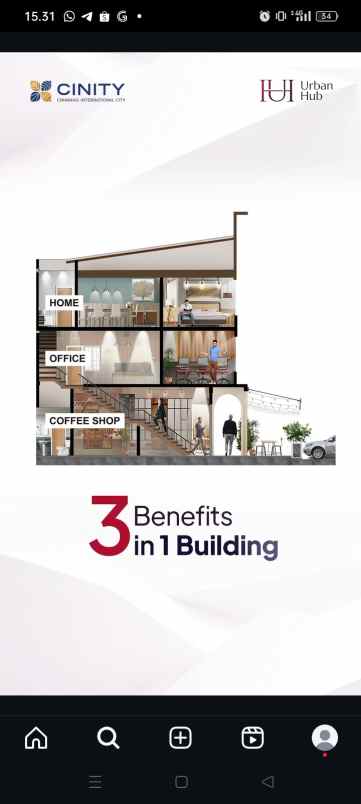 dijual ruko gudang kantor marketing gallery jl