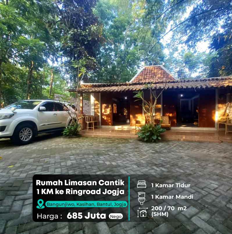 dijual rumah bangunjiwo kasihan bantul