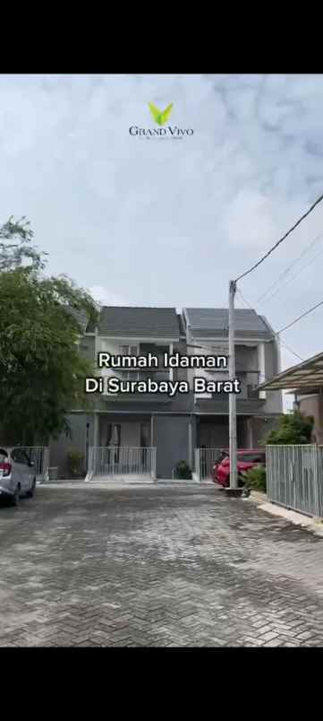 dijual rumah baru di manukan surabaya barat